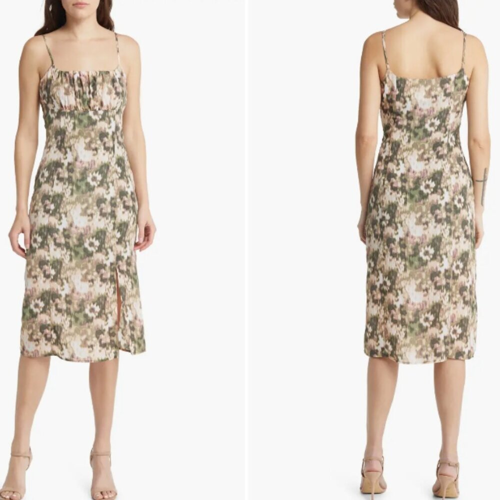 Chelsea28 Floral Spaghetti Strap Dress, NWT, XL